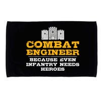 Combat Engineer Engineer Gifts Army Engineering Microfiber Hand Towel