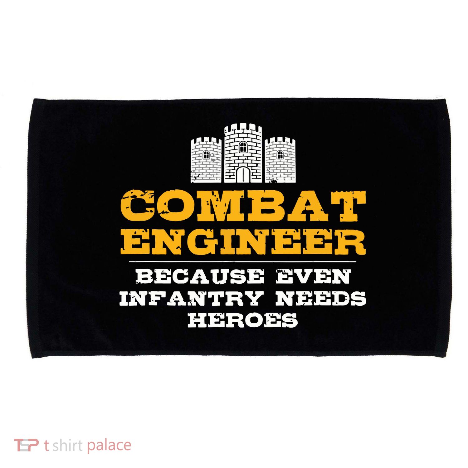 Combat Engineer Engineer Gifts Army Engineering Microfiber Hand Towel