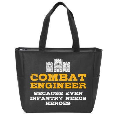 Combat Engineer Engineer Gifts Army Engineering Zip Tote Bag