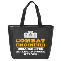 Combat Engineer Engineer Gifts Army Engineering Zip Tote Bag
