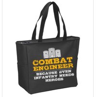 Combat Engineer Engineer Gifts Army Engineering Zip Tote Bag