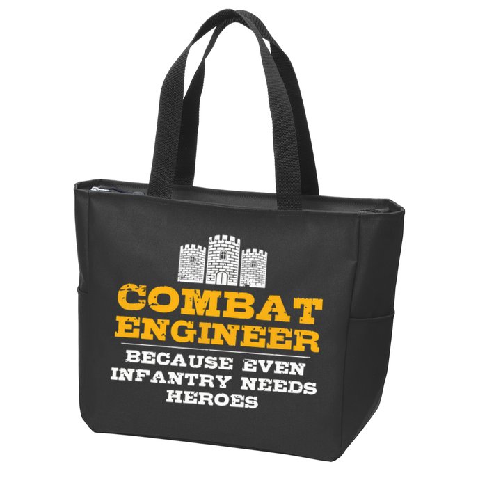 Combat Engineer Engineer Gifts Army Engineering Zip Tote Bag
