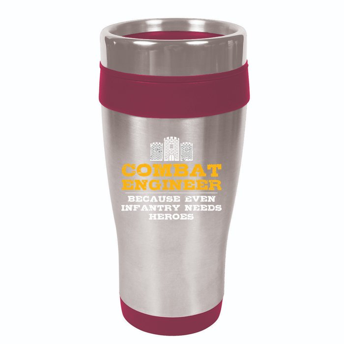 Combat Engineer Engineer Gifts Army Engineering 16oz Travel Tumbler