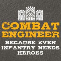 Combat Engineer Engineer Gifts Army Engineering Cotton Canvas Backpack