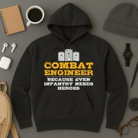 Combat Engineer Engineer Gifts Army Engineering Hoodie