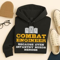 Combat Engineer Engineer Gifts Army Engineering Hoodie
