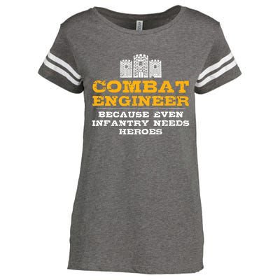 Combat Engineer Engineer Gifts Army Engineering Enza Ladies Jersey Football T-Shirt