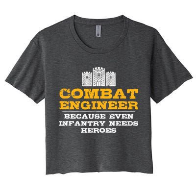 Combat Engineer Engineer Gifts Army Engineering Crop Top