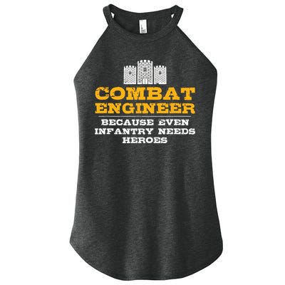 Combat Engineer Engineer Gifts Army Engineering Women's Perfect Tri Rocker Tank