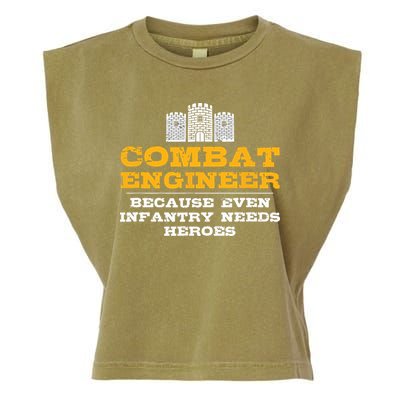 Combat Engineer Engineer Gifts Army Engineering Garment-Dyed Women's Muscle Tee