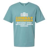 Combat Engineer Engineer Gifts Army Engineering Sueded Cloud Jersey T-Shirt