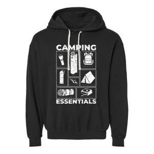 Camping Essentials Equipment Born Items Garment-Dyed Fleece Hoodie