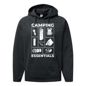 Camping Essentials Equipment Born Items Performance Fleece Hoodie