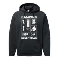 Camping Essentials Equipment Born Items Performance Fleece Hoodie