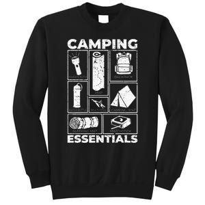 Camping Essentials Equipment Born Items Sweatshirt