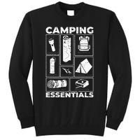 Camping Essentials Equipment Born Items Tall Sweatshirt