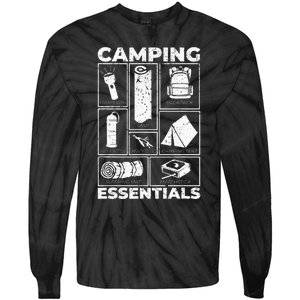 Camping Essentials Equipment Born Items Tie-Dye Long Sleeve Shirt