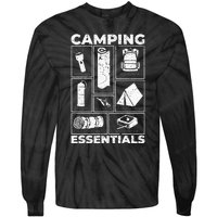 Camping Essentials Equipment Born Items Tie-Dye Long Sleeve Shirt