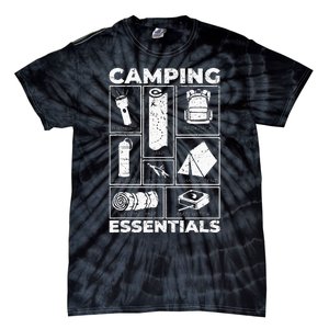 Camping Essentials Equipment Born Items Tie-Dye T-Shirt