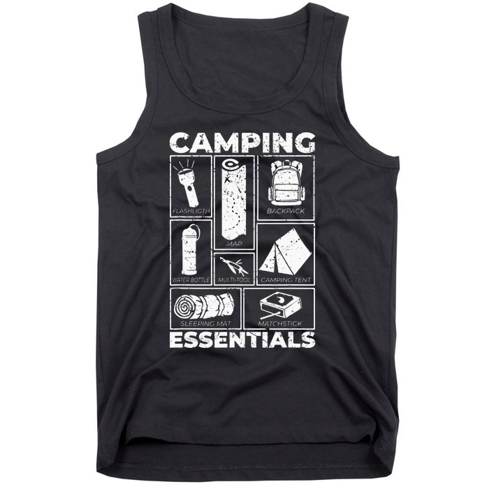 Camping Essentials Equipment Born Items Tank Top