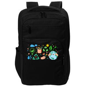 Clean Energy Environtal Protection 22 April Earth Day Cute Gift Impact Tech Backpack