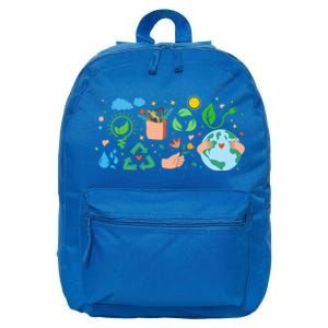 Clean Energy Environtal Protection 22 April Earth Day Cute Gift 16 in Basic Backpack