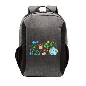 Clean Energy Environtal Protection 22 April Earth Day Cute Gift Vector Backpack