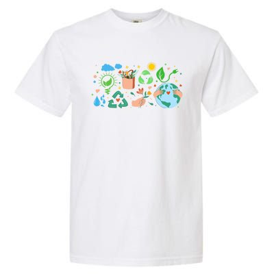 Clean Energy Environtal Protection 22 April Earth Day Cute Gift Garment-Dyed Heavyweight T-Shirt