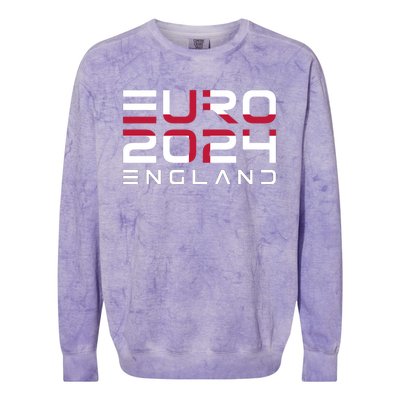 Cool England Euro 2024 National Jersey Team Colorblast Crewneck Sweatshirt