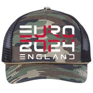 Cool England Euro 2024 National Jersey Team Retro Rope Trucker Hat Cap