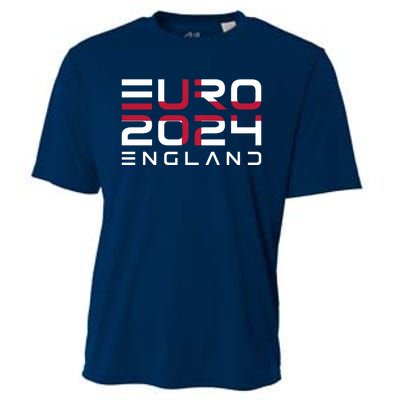 Cool England Euro 2024 National Jersey Team Cooling Performance Crew T-Shirt