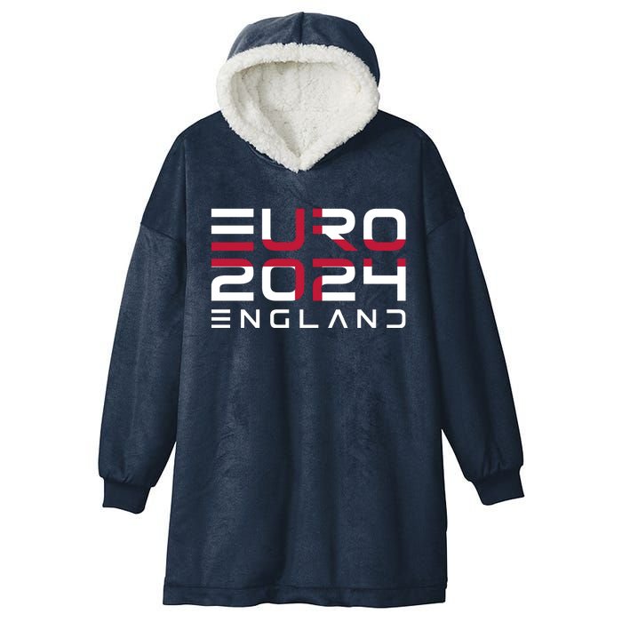 Cool England Euro 2024 National Jersey Team Hooded Wearable Blanket