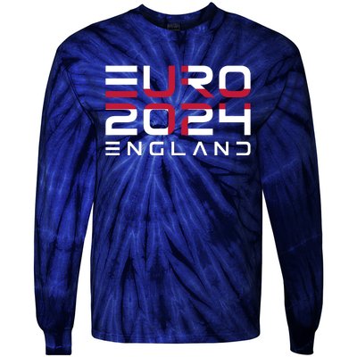 Cool England Euro 2024 National Jersey Team Tie-Dye Long Sleeve Shirt