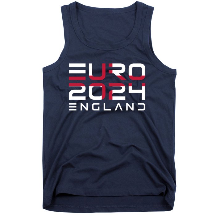 Cool England Euro 2024 National Jersey Team Tank Top