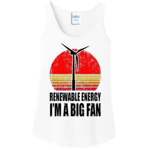 Clean Energy Environmental Global Warming Wind Energy Ladies Essential Tank