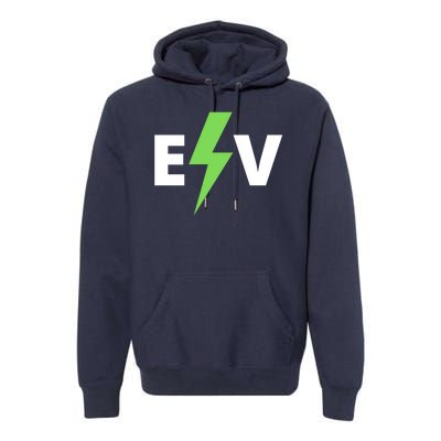 Cool EV Electric Vehicle, EV Life, Funny Electric Vehicle Premium Hoodie