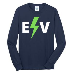 Cool EV Electric Vehicle, EV Life, Funny Electric Vehicle Tall Long Sleeve T-Shirt