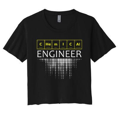 Chemical Engineer Engineering Gifts Women's Crop Top Tee