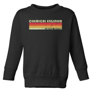 CHEMICAL ENGINEER Funny Job Title Profession Birthday Worker Toddler Sweatshirt