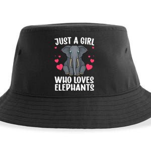 Cool Elephant For Women Girls African Elephant Lover Zoology Sustainable Bucket Hat