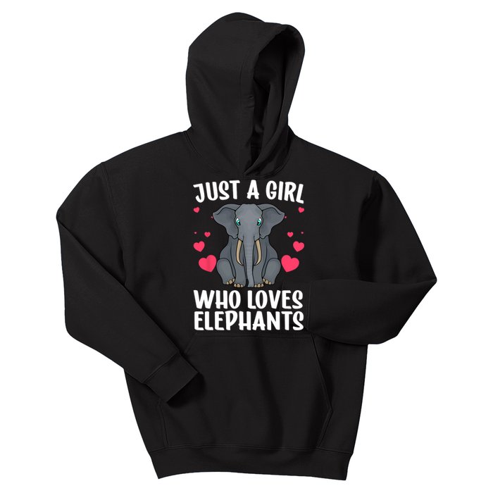 Cool Elephant For Women Girls African Elephant Lover Zoology Kids Hoodie