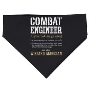 Combat Engineer Funny Engineering Dictionary Term Definition USA-Made Doggie Bandana