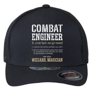 Combat Engineer Funny Engineering Dictionary Term Definition Flexfit Unipanel Trucker Cap