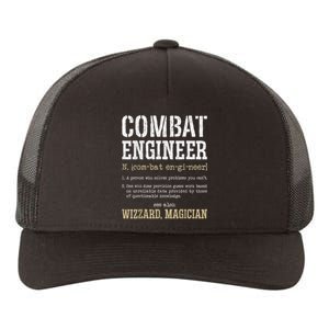 Combat Engineer Funny Engineering Dictionary Term Definition Yupoong Adult 5-Panel Trucker Hat