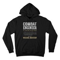 Combat Engineer Funny Engineering Dictionary Term Definition Hoodie