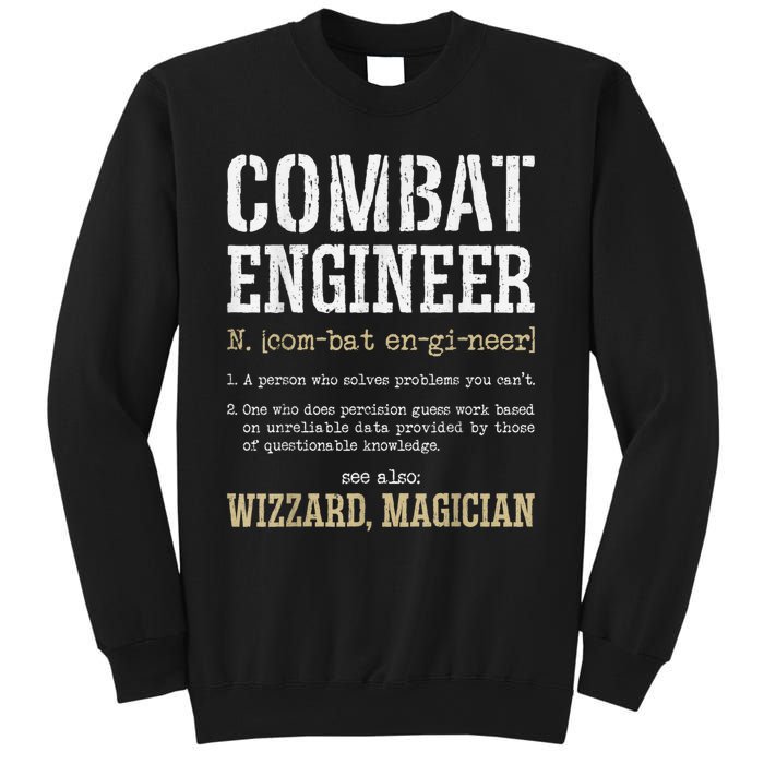 Combat Engineer Funny Engineering Dictionary Term Definition Sweatshirt