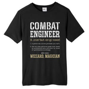 Combat Engineer Funny Engineering Dictionary Term Definition Tall Fusion ChromaSoft Performance T-Shirt