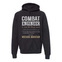 Combat Engineer Funny Engineering Dictionary Term Definition Premium Hoodie