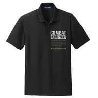 Combat Engineer Funny Engineering Dictionary Term Definition Dry Zone Grid Polo