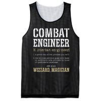 Combat Engineer Funny Engineering Dictionary Term Definition Mesh Reversible Basketball Jersey Tank